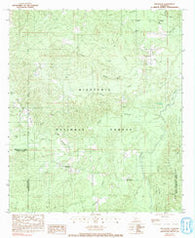 Bellwood Louisiana Historical topographic map, 1:24000 scale, 7.5 X 7.5 Minute, Year 1983