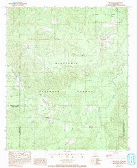 Bellwood Louisiana Historical topographic map, 1:24000 scale, 7.5 X 7.5 Minute, Year 1983
