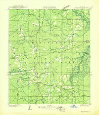 Bellwood Louisiana Historical topographic map, 1:31680 scale, 7.5 X 7.5 Minute, Year 1937