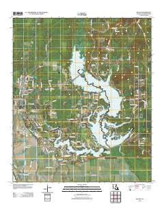 Benton Louisiana Historical topographic map, 1:24000 scale, 7.5 X 7.5 Minute, Year 2012