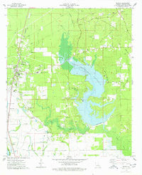Benton Louisiana Historical topographic map, 1:24000 scale, 7.5 X 7.5 Minute, Year 1975