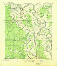 Bermuda Louisiana Historical topographic map, 1:31680 scale, 7.5 X 7.5 Minute, Year 1937