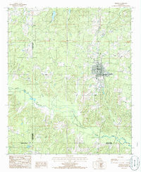 Bernice Louisiana Historical topographic map, 1:24000 scale, 7.5 X 7.5 Minute, Year 1985