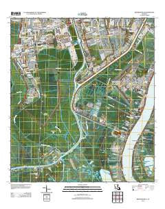 Bertrandville Louisiana Historical topographic map, 1:24000 scale, 7.5 X 7.5 Minute, Year 2012