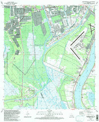 Bertrandville Louisiana Historical topographic map, 1:24000 scale, 7.5 X 7.5 Minute, Year 1992