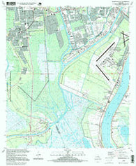 Bertrandville Louisiana Historical topographic map, 1:24000 scale, 7.5 X 7.5 Minute, Year 1995