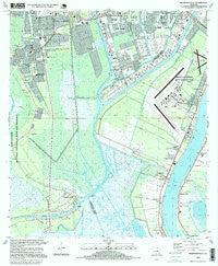 Bertrandville Louisiana Historical topographic map, 1:24000 scale, 7.5 X 7.5 Minute, Year 1995