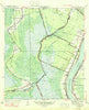 Bertrandville Louisiana Historical topographic map, 1:31680 scale, 7.5 X 7.5 Minute, Year 1947