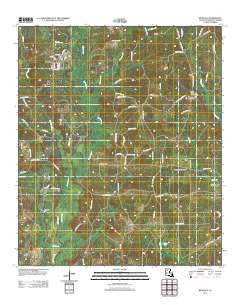 Bienville Louisiana Historical topographic map, 1:24000 scale, 7.5 X 7.5 Minute, Year 2012