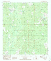 Bienville Louisiana Historical topographic map, 1:24000 scale, 7.5 X 7.5 Minute, Year 1986