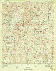 Bienville Louisiana Historical topographic map, 1:62500 scale, 15 X 15 Minute, Year 1949