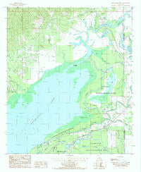Bird Island Point Louisiana Historical topographic map, 1:24000 scale, 7.5 X 7.5 Minute, Year 1985