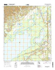Bird Island Point Louisiana Current topographic map, 1:24000 scale, 7.5 X 7.5 Minute, Year 2015