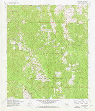 Birds Creek Louisiana Historical topographic map, 1:24000 scale, 7.5 X 7.5 Minute, Year 1974