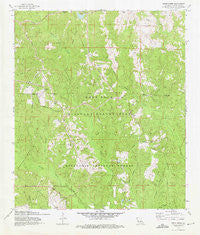 Birds Creek Louisiana Historical topographic map, 1:24000 scale, 7.5 X 7.5 Minute, Year 1974
