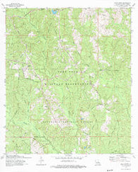 Birds Creek Louisiana Historical topographic map, 1:24000 scale, 7.5 X 7.5 Minute, Year 1974