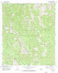 Birds Creek Louisiana Historical topographic map, 1:24000 scale, 7.5 X 7.5 Minute, Year 1974