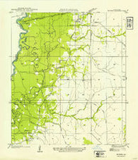 Bivens Louisiana Historical topographic map, 1:31680 scale, 7.5 X 7.5 Minute, Year 1954