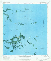 Black Bay South Louisiana Historical topographic map, 1:24000 scale, 7.5 X 7.5 Minute, Year 1973