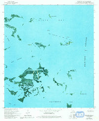 Black Bay South Louisiana Historical topographic map, 1:24000 scale, 7.5 X 7.5 Minute, Year 1973