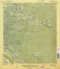 Black Bay Louisiana Historical topographic map, 1:62500 scale, 15 X 15 Minute, Year 1941