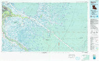 Black Bay Louisiana Historical topographic map, 1:100000 scale, 30 X 60 Minute, Year 1983