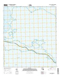 Black Bay North Louisiana Current topographic map, 1:24000 scale, 7.5 X 7.5 Minute, Year 2015