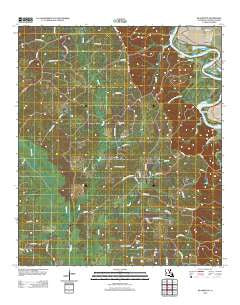 Blankston Louisiana Historical topographic map, 1:24000 scale, 7.5 X 7.5 Minute, Year 2012