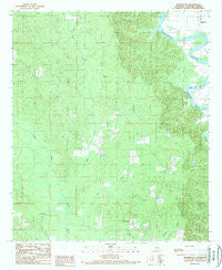 Blankston Louisiana Historical topographic map, 1:24000 scale, 7.5 X 7.5 Minute, Year 1989