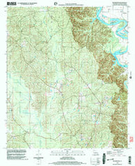 Blankston Louisiana Historical topographic map, 1:24000 scale, 7.5 X 7.5 Minute, Year 1998