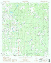 Bluff Creek Louisiana Historical topographic map, 1:24000 scale, 7.5 X 7.5 Minute, Year 1984