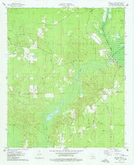Bodcau Lake Louisiana Historical topographic map, 1:24000 scale, 7.5 X 7.5 Minute, Year 1975