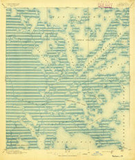 Bodreau Louisiana Historical topographic map, 1:62500 scale, 15 X 15 Minute, Year 1895