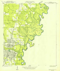 Bogalusa East Louisiana Historical topographic map, 1:31680 scale, 7.5 X 7.5 Minute, Year 1949