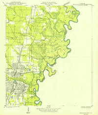 Bogalusa East Louisiana Historical topographic map, 1:31680 scale, 7.5 X 7.5 Minute, Year 1949