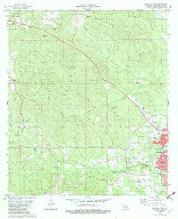 Bogalusa West Louisiana Historical topographic map, 1:24000 scale, 7.5 X 7.5 Minute, Year 1982