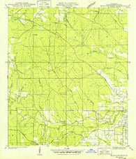 Bogalusa West Louisiana Historical topographic map, 1:31680 scale, 7.5 X 7.5 Minute, Year 1949