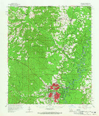 Bogalusa Louisiana Historical topographic map, 1:62500 scale, 15 X 15 Minute, Year 1959
