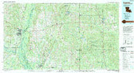 Bogalusa Louisiana Historical topographic map, 1:100000 scale, 30 X 60 Minute, Year 1994