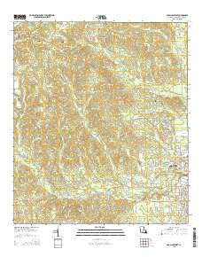 Bogalusa West Louisiana Current topographic map, 1:24000 scale, 7.5 X 7.5 Minute, Year 2015
