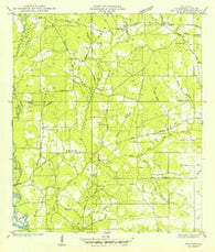 Bolivar Louisiana Historical topographic map, 1:31680 scale, 7.5 X 7.5 Minute, Year 1949
