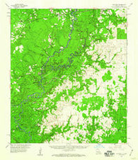 Bon Wier Louisiana Historical topographic map, 1:62500 scale, 15 X 15 Minute, Year 1959