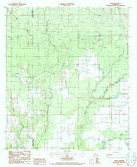 Bond Louisiana Historical topographic map, 1:24000 scale, 7.5 X 7.5 Minute, Year 1986