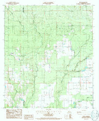 Bond Louisiana Historical topographic map, 1:24000 scale, 7.5 X 7.5 Minute, Year 1986