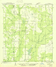 Bond Louisiana Historical topographic map, 1:31680 scale, 7.5 X 7.5 Minute, Year 1947