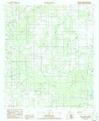 Boneset Creek Louisiana Historical topographic map, 1:24000 scale, 7.5 X 7.5 Minute, Year 1986