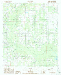 Boneset Creek Louisiana Historical topographic map, 1:24000 scale, 7.5 X 7.5 Minute, Year 1986