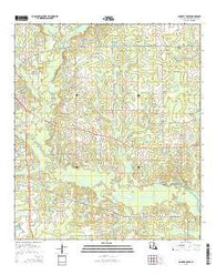 Boneset Creek Louisiana Current topographic map, 1:24000 scale, 7.5 X 7.5 Minute, Year 2015