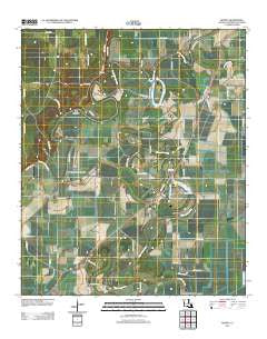 Bonita Louisiana Historical topographic map, 1:24000 scale, 7.5 X 7.5 Minute, Year 2012