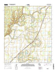 Bonita Louisiana Current topographic map, 1:24000 scale, 7.5 X 7.5 Minute, Year 2015